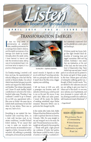Listen April 2014 8_2 Transformation Emerges